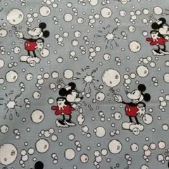 ミッキー＆ミニー 生地 ✩.*˚Bubbles✩.*˚USAコットン
