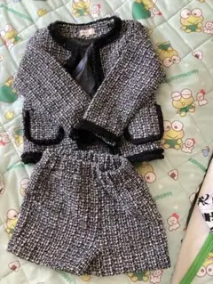 ツイードジャケットとショートパンツセット 110
