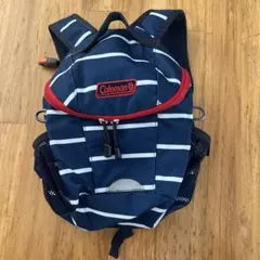 Coleman ネイビー ストライプ キッズ　リュック