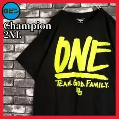 チャンピオン 刺繍目玉 NCAA ベイラー大学 カレッジ Tシャツ tシャツ 黒