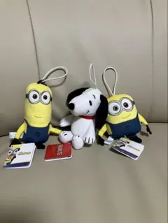 【美品】スヌーピー ミニオン ぬいぐるみセット