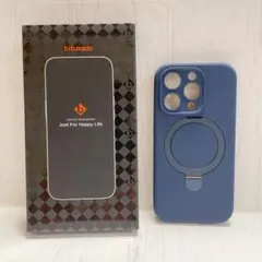 液体シリコンケース 磁気スタンド付 iPhone 15 Pro用 MagSafe