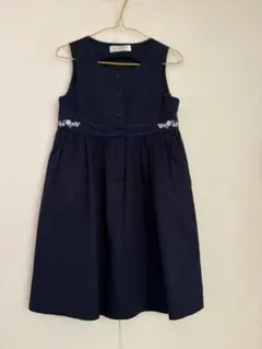 CHOPIN ノースリーブワンピース 120 ネイビー