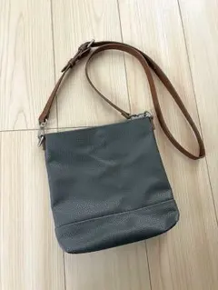 GLOBAL WORK メンズ レディース グレー ショルダーバッグ サコッシュ