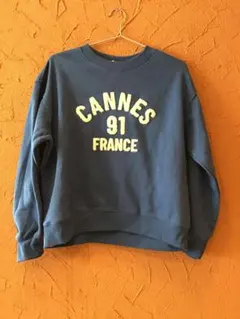 【美品】H&M スウェット トレーナー 青