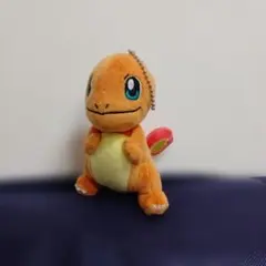 ヒトカゲ　ポケモン　 ぬいぐるみ マスコット　キーチェーン付き 高さ約12cm