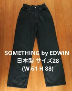 ❮値下/即日匿名❯ SOMETHING by EDWIN ストレート 日本製28