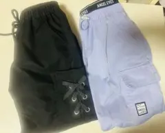 未使用 カッコかわいいカーゴパンツ2点セット