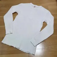 極美品！ジョーマッコイ ワッフルサーマルヘンリーネックシャツ M 白