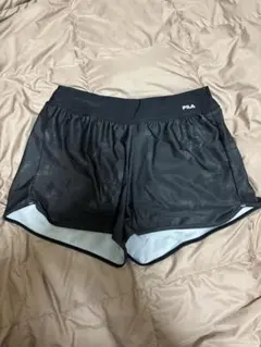 FILA 水着、ショートパンツ 黒 白裏地