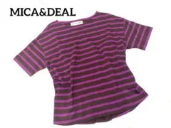 マイカ&ディール MICA&DEAL バックギャザー半袖シャツのサムネイル