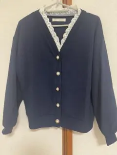 MAJESTIC LEGON カーディガン ネイビー