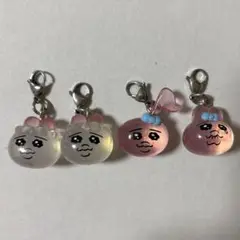 おぱんちゅうさぎ　めじるしアクセサリー　４点セット