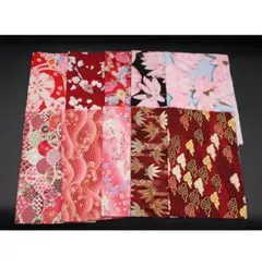和風はぎれ⑦ 10枚 20cm×25cm はぎれ 和風 平織り綿100％ 手芸用
