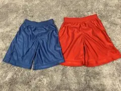 IGNIO 青 赤 ハーフパンツ 短パン セット