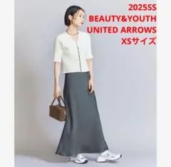 ほぼ新品＊BEAUTY&YOUTH UNITED ARROWSサテンスカートX6