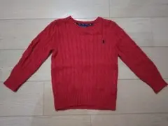 Polo Ralph Lauren/ケーブルニット4(110cm)/レッド