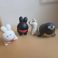 ウサギと動物フィギュアセット