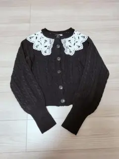 フリーズマート　レースパーツドッキングニット　レース襟