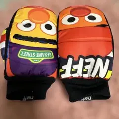 セサミストリート neff 手袋 グローブ Mサイズ 美品 スキー スノボー