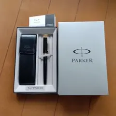 27日未使用 Parker パーカー万年筆 ソネット黒GT FP18k保証書付 - メルカリ
