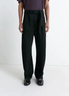 LEMAIRE 「TWISTED BELTED PANTS BLACK」 Sのサムネイル
