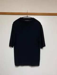 Nouvelle et Chic 半袖ニット ブラック