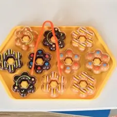 ドーナツ おままごと　こどもちゃれんじ 知育玩具 ドーナツ　トング付き