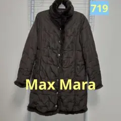 最終値下げ！Max Mara★ダウンコート毛皮ファー付き☆ロング40