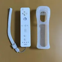 Wiiリモコン シリコンカバー、ストラップ付　動作確認済み