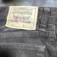 Levi Strauss & Co. W515 コーデュロイパンツ