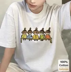 新品 リトルミイ 半袖 Tシャツ ライトグレー L 綿100% ジム