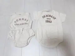 70cm teteatete ママコラボ ロンパース