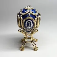 インペリアルイースターエッグ風 ジュエリーボックス 鳥(13cm)