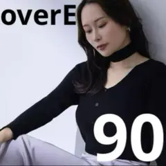overE 取り外しできるチョーカー付きフロントボタンパネルニット　オーバーイー