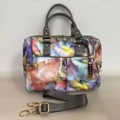 【コメント値引き有】レスポートサック ボストン レア マルチカラー ショルダー付