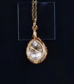 高品質 ゴールデンルチルクォーツ ペンダントトップ ◇