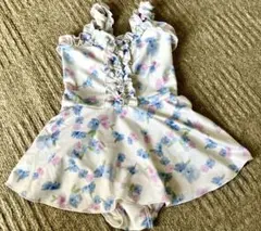再値下げ中！marie claire 花柄 ワンピース水着 130cm