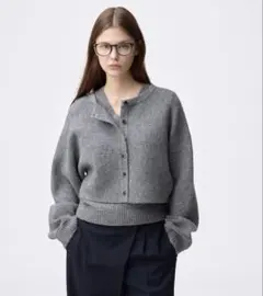 パフニット2ピースカーディガン