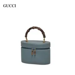 【美品】OLD GUCCI グッチ italy製/バンブー/ハンドバッグ