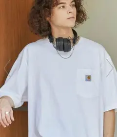 Carhartt 半袖 ルーズフィット Mサイズ ホワイト 【16日迄値下げ中】