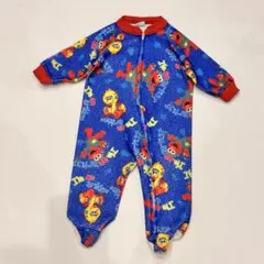 ★ヴィンテージセサミストリート 足つきロンパース 12M