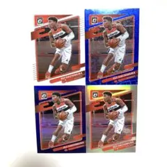 匿名発送 八村塁 2021 Optic #79 パラレル4枚セット