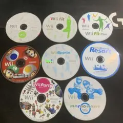 Wii ソフト　8本セットスーパーマリオカートparty fit sports