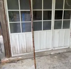 希少珍品//巌流決闘 古木刀 （宮本武蔵使用の櫂形木刀を模したもの
