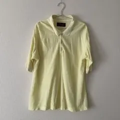 caban キャバンポロスキッパーシアーシャツ半袖 イエロー