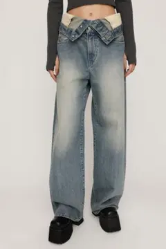 SLY LAYERED STRAIGHT DENIM パンツのサムネイル