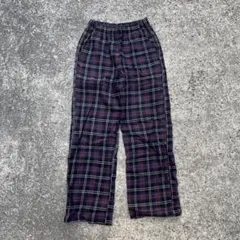 GU チェックパンツ 古着