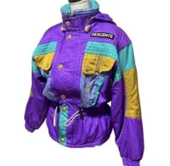 【DESCENTE デサント】スキーウェア S Y2K レトロ 紫 ジャケットのサムネイル
