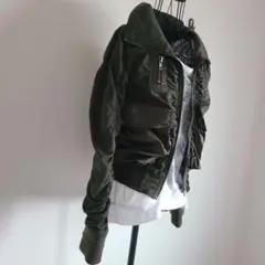 短丈 ミリタリー y2k ショート丈ジャケット　平成ギャル